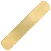 Bracelet plat en laiton brut 30x160 mm x100