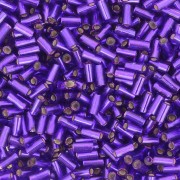 Bugles Miyuki 3 mm BGL1-1427 - Silver Lined Dyed Dark Violet x10g|raw }}