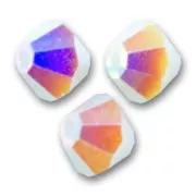 Toupies en cristal PureCrystal 4 mm White Alabaster AB2X x50