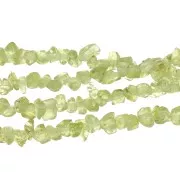 Perles chips 3 - 5 mm en pierre gemme  - Peridot x78cm