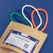 Kit perles Heishi en pâte polymère 6x1mm By Perles & Co - Salade de fruits