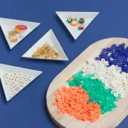 Kit perles Heishi en pâte polymère 6x1mm By Perles & Co - Salade de fruits