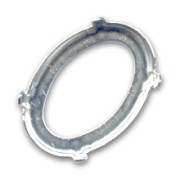 Serti griffe pour cabochon PureCrystal 4127 30x22 mm - Argenté x1