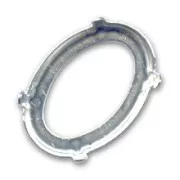 Serti griffe pour cabochon PureCrystal 4127 30x22 mm - Argenté x1