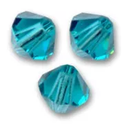 Toupies en cristal PureCrystal 4 mm Indicolite  x50