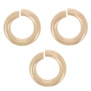 Anneaux ouverts 5x1 mm - Gold filled (or laminé)  x100|raw }}