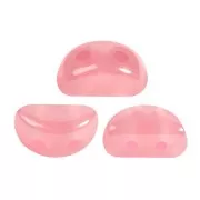 Perles en verre Kos® par Puca® 6x3 mm - Light Rose Opal Luster x10g