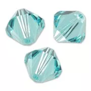 Toupies en cristal PureCrystal 5328 8 mm - Light turquoise x6