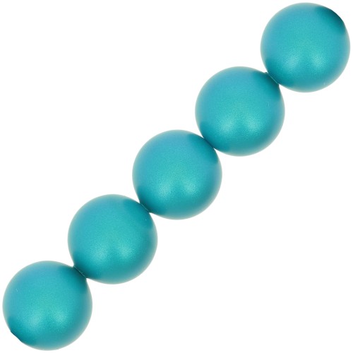 Perles nacrées PureCrystal 5810 4 mm - Crystal Iridescent Dark Turquoise Pearl x20