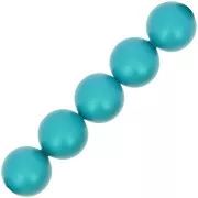 Perles nacrées PureCrystal 5810 10 mm - Crystal Iridescent Dark Turquoise Pearl x5