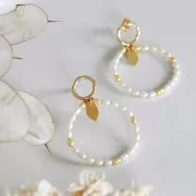 Perles nacrées PureCrystal Grain de riz 5824 4 mm Iridescent L.Turquoise Pearl x20