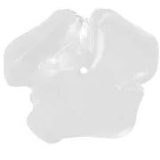 Pendentif fleur  40 mm en résine transparente - Crystal x1