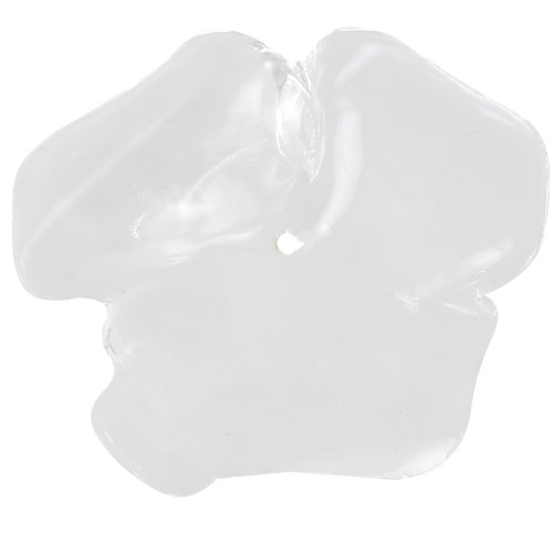 Pendentif fleur  40 mm en résine transparente - Crystal x1