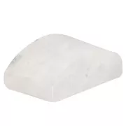 Perle 2 trous  12x8 mm en pierre gemme - Pierre de lune x1