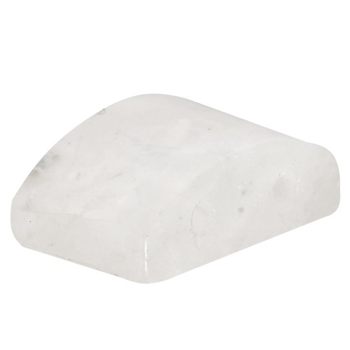 Perle 2 trous  12x8 mm en pierre gemme - Pierre de lune x1