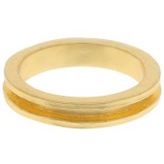 Bague pour tissage Delica 15/0 - 1 rang 1.5 mm - Taille 47 - Doré x1