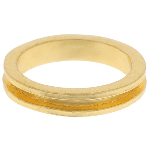 Bague pour tissage Delica 15/0 - 1 rang 1.5 mm - Taille 50 - Doré x1