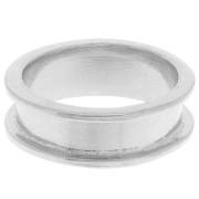 Bague pour tissage Delica 11/0 - 2 rangs 3.8 mm - Taille 50 - Argenté x1|raw }}