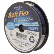 Fil cablé 49 brins 0.48 mm - Soft Flex Medium - Bleu foncé x9m|raw }}