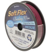 Fil cablé 49 brins 0.48 mm - Soft Flex Medium - Grenat x9m