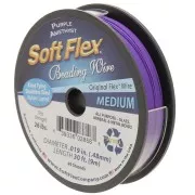 Fil cablé 49 brins 0.48 mm - Soft Flex Medium - Violet x9m