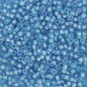 Miyuki Delica 11/0 DB1709 -  Mint Pearl Lined Azure x8g|raw }}