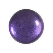 Cabochon rond en verre par Puca® 18 mm - Ice Slushy Purple Grape x1