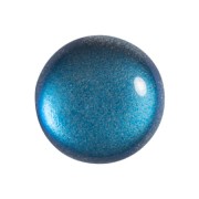 Cabochon rond en verre par Puca® 18 mm - Ice Slushy Blue Rasberry x1
