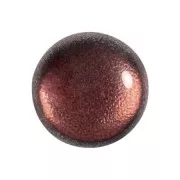 Cabochon rond en verre par Puca® 18 mm - Ice Slushy Cola x1