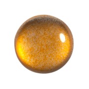 Cabochon rond en verre par Puca® 18 mm - Ice Slushy Orange x1|raw }}