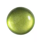 Cabochon rond en verre par Puca® 18 mm - Ice Slushy Lime x1