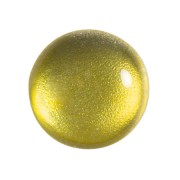 Cabochon rond en verre par Puca® 18 mm - Ice Slushy Pineapple x1