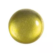 Cabochon rond en verre par Puca® 18 mm - Ice Slushy Pineapple x1