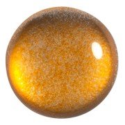 Cabochon rond en verre par Puca® 25 mm - Ice Slushy Orange x1