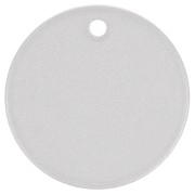 Sequin rond 13 mm - médaille à graver - épaisseur 0.8 mm - Argent 925 mat x1