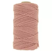 Bobine de cordon en coton pour macramé 2 mm - Blush x100m