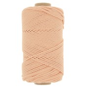 Bobine de cordon en coton pour macramé 2 mm - Abricot x100m|raw }}