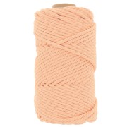 Bobine de cordon en coton pour macramé 3 mm - Abricot x50m|raw }}