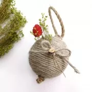 Bobine de fil de lin 2 brins 1.2 mm - Naturel x200gr