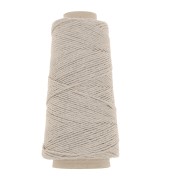 Bobine de fil de lin 5 brins 2 mm - Naturel x200gr