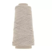 Bobine de fil de lin 5 brins 2 mm - Naturel x200gr
