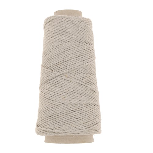 Bobine de fil de lin 5 brins 2 mm - Naturel x200gr
