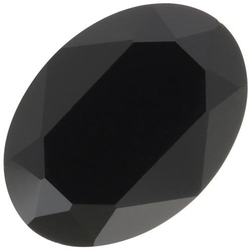 Cabochon ovale Aurora A4120 18x13 mm - Jet x1