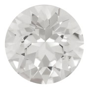 Cabochon rond Aurora A1088 6 mm - Crystal x1