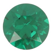Cabochon rond Aurora A1088 6 mm - Emerald x1