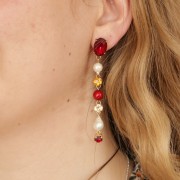 Cabochon rond Aurora A1088 6 mm - Ruby x1