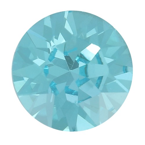 Cabochon rond Aurora A1088 6 mm - Aquamarine x1