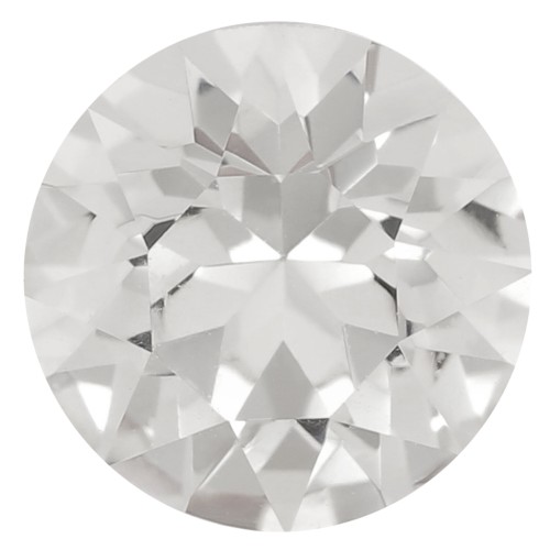 Cabochon rond Aurora A1088 8 mm - Crystal x1