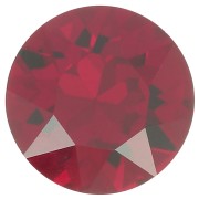 Cabochon rond Aurora A1088 8 mm - Ruby x1