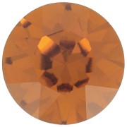 Cabochon rond Aurora A1088 8 mm - Topaz x1